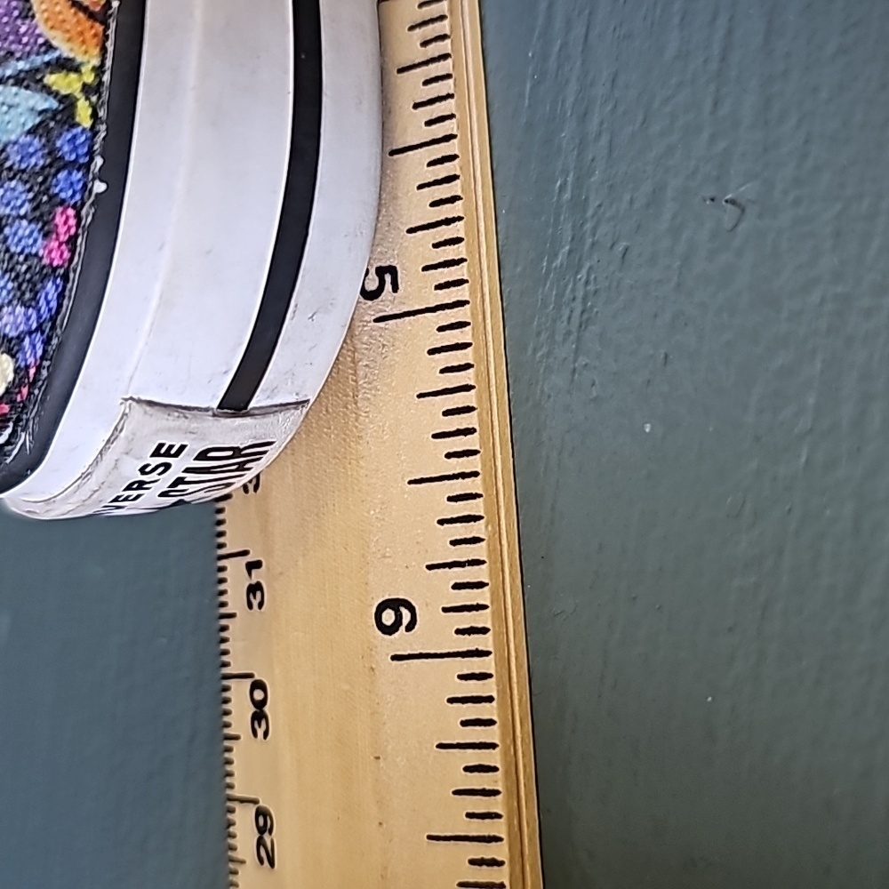 Converse all star baby sneekers, floral print. Size 4. Very good used condition. - Picture 8 of 8